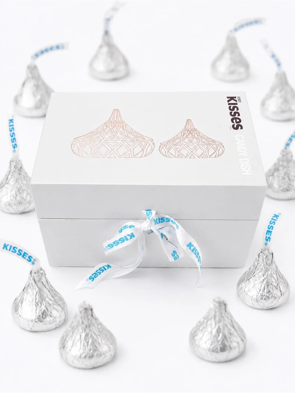 Kiss hershey silver